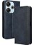 Xiaomi Redmi 13C Premium Pu Deri Kılıf Tpu Tampon Kart Tutucu Ayaklı Gizli Manyetik Adsorpsiyonlu Darbeye Dayanıklı Flip Cüzdan Kılıf (Yurt Dışından) 1