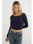 Basic Kayık Yaka Modal Bluz 6