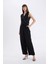 Fitted Vücuda Oturan V Yaka Crop Çapraz Düğmeli Blazer Yelek D3159AX24AU 13