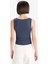 Slim Fit Dar Kesim Basic Düz Kare Yaka Atlet C2622AX25AU 12