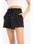 Relax Fit Beli Lastikli Bağcıklı Bermuda Şort E9686AX25SM 13