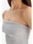 Afra x Defacto Fitted Straplez Çizgili Kolsuz Bluz E8485AX25SM 17