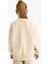 Kız Çocuk Oversize Geniş Kalıp Bisiklet Yaka Baskılı Sweatshirt E6755A825AU 15