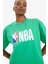Fit NBA Wordmark Oversize Geniş Kalıp Bisiklet Yaka Kısa Kollu Tişört X2993AZ25SM 7