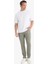 Slim Fit Dar Kesim Dar Paça Cepli Dokulu Pantolon E7959AX25AU 7