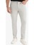 Slim Fit Dar Kesim Dar Paça Cepli Dokulu Pantolon E7959AX25AU 10