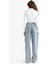 Baggy Fit Yüksek Bel Uzun Jean Yıkamalı Pantolon E9164AX25AU 12