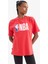 Fit NBA Wordmark Oversize Geniş Kalıp Baskılı Kısa Kollu Tişört V9082AZ25SP 10