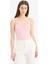 Slim Fit Dar Kesim V Yaka Dantelli Çıtçıtlı Body E8483AX25SP 9