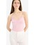 Slim Fit Dar Kesim V Yaka Dantelli Çıtçıtlı Body E8483AX25SP 10