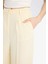 Wide Leg Krep Kumaş Palazzo Pantolon Cepli Yüksek Bel Uzun Boy Geniş Paça F0083AX25SM 13