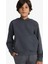Erkek Çocuk Basic Düz Kapüşonlu Okul Sweatshirt E9558A825AU 9