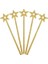 Altın Renk Yıldız Peri Asası Peri Değneği 34 cm 1 Adet 1