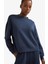 Fit Oversize Geniş Kalıp Bisiklet Yaka Modal Ultra Soft Sweatshirt 14