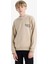 Erkek Çocuk Baskılı Kapüşonlu İçi Yumuşak Tüylü Okul Sweatshirt E9582A825AU 10