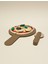 Montessori Tarzı Ahşap Pizza Seti Oyuncağı - Doğal Malzeme, 8 Parça 2