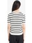 Regular Fit Bisiklet Yaka Çizgili Kısa Kollu Triko Kazak D6271AX25AU 12