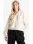 Coool Cropped Fit Kapüşonlu Kalın Fermuarlı Sweatshirt Z7069AZ25WN 12