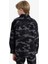 Erkek Çocuk Oversize Geniş Kalıp Polo Yaka Kamuflaj Desenli Gabardin Uzun Kollu Gömlek F1507A825AU 12