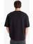 Loose Fit Rahat Kesim Bisiklet Yaka Ağır Kumaş Basic Düz Kısa Kollu Tişört B4844AX25AU 15