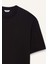 Loose Fit Rahat Kesim Bisiklet Yaka Ağır Kumaş Basic Düz Kısa Kollu Tişört B4844AX25AU 17
