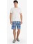 Regular Fit Kareli Cepli Şort Pijama Altı E7190AX25HS 8