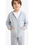 Erkek Çocuk Kapüşonlu Okul Fermuarlı Sweatshirt T7468A625AU 11