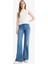 Mia Flare Fit Normal Bel İspanyol Paça Uzun Jean Pantolon E9166AX25AU 10