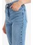 Comfort Mom Yüksek Bel Bilek Boy Jean Yıkamalı Pantolon E9161AX25AU 11