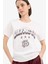 Regular Fit Bisiklet Yaka Baskılı Kısa Kollu Tişört F1208AX25SP 9