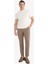 Tailored Fit Düz Paça Her Yöne Esneyen Yumuşak Tuşe Cepli Pantolon C7508AX25AU 11