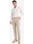 Tailored Fit Düz Paça Her Yöne Esneyen Yumuşak Tuşe Cepli Pantolon C7508AX25AU 7