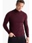 Slim Fit Dar Kesim Balıkçı Yaka Basic Düz Triko Kazak R1127AZ25WN 7
