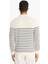 Standart Fit Yarım Fermuarlı Çizgili Triko Kazak F1522AX25AU 12