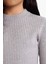 Kız Çocuk Fitted Bisiklet Yaka Ribana Kazak E9849A825AU 11
