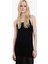 Ajurlu Halter Yaka Basic Düz Kolsuz Maxi Elbise E9918AX25SM 14