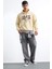 Boxy Fit Kapüşonlu Baskılı Sweatshirt E6434AX25AU 10
