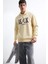 Boxy Fit Kapüşonlu Baskılı Sweatshirt E6434AX25AU 11