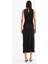 Bodycon Vücudu Saran Dik Yaka Basic Düz Kolsuz Maxi Abiye Elbise F1846AX25SM 10