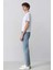Slim Tapered Fit Dar Kalıp Normal Bel Daralan Paça Jean Pantolon F2324AX25SP 13