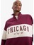 Fit NBA Chicago Bulls Oversize GEniş Kalıp Yarım Fermuarlı Sporcu Sweatshirt E8946AX25AU 12