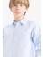 Erkek Çocuk Polo Yaka Oxford Uzun Kollu Gömlek F2630A825SM 10