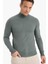 Slim Fit Dar Kesim Balıkçı Yaka Basic Düz Triko Kazak R1127AZ25WN 6