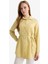 Regular Fit Poplin Bağlamalı Uzun Kollu Gömlek Tunik D4160AX25SM 11