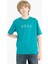 Erkek Çocuk Bisiklet Yaka Baskılı Kısa Kollu Tişört F2571A825SM 9