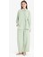 Relax Fit Bağlamalı Modal Uzun Kollu Tesettür Gömlek Tunik F1358AX25SM 8