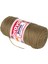 Boho Polyester Makrome İplik 200 gr 300 Metre 3 mm (Renk Kodu: 30) Açık Bej 1