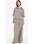 Afra x DeFacto Loose Fit Çizgili Poplin Uzun Kollu Gömlek F0403AX25SM 13