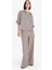 Afra x DeFacto Loose Fit Çizgili Poplin Uzun Kollu Gömlek F0403AX25SM 14