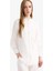 Regular Fit Uzun Kollu Tesettür Gömlek Tunik D1345AX25SM 9